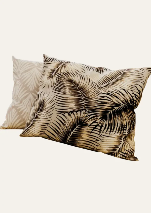 Leaf Print Cushion